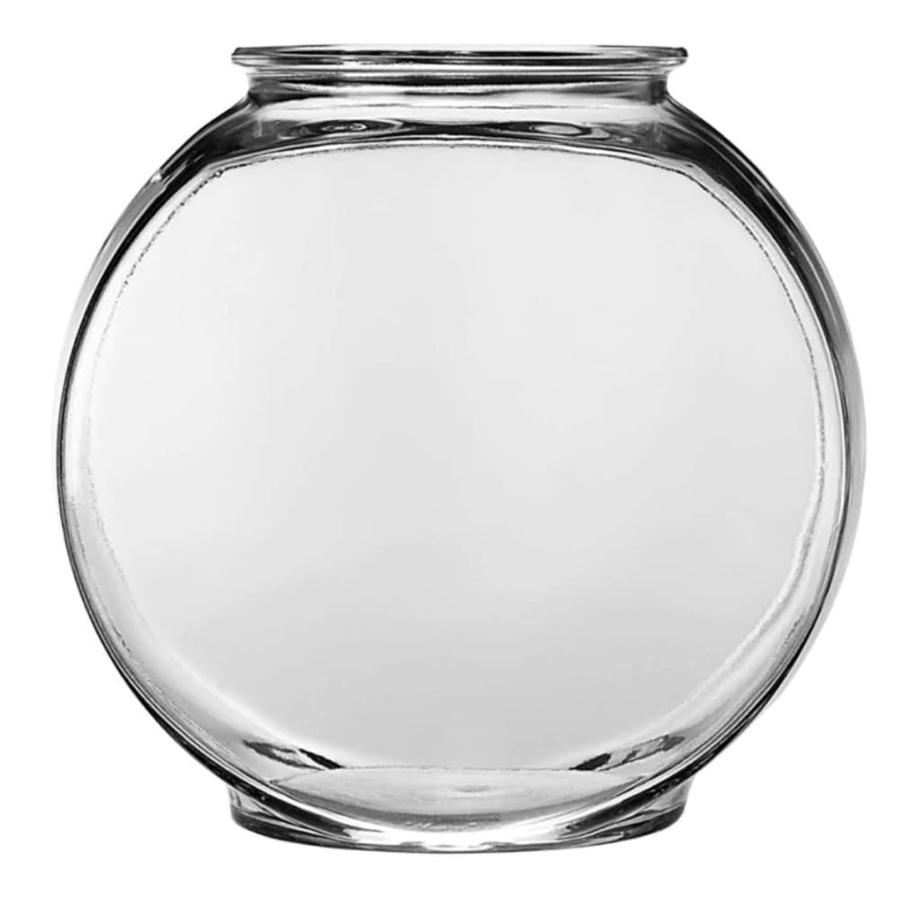 Anchor Hocking bol drum vue face en verre épais, met en valeur animaux et déco
