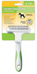 Andis brosse en usage sur chien réduisant tensions pendant le brossage