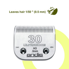 Andis UltraEdge montée sur tondeuse détachable pour démonstration pratique