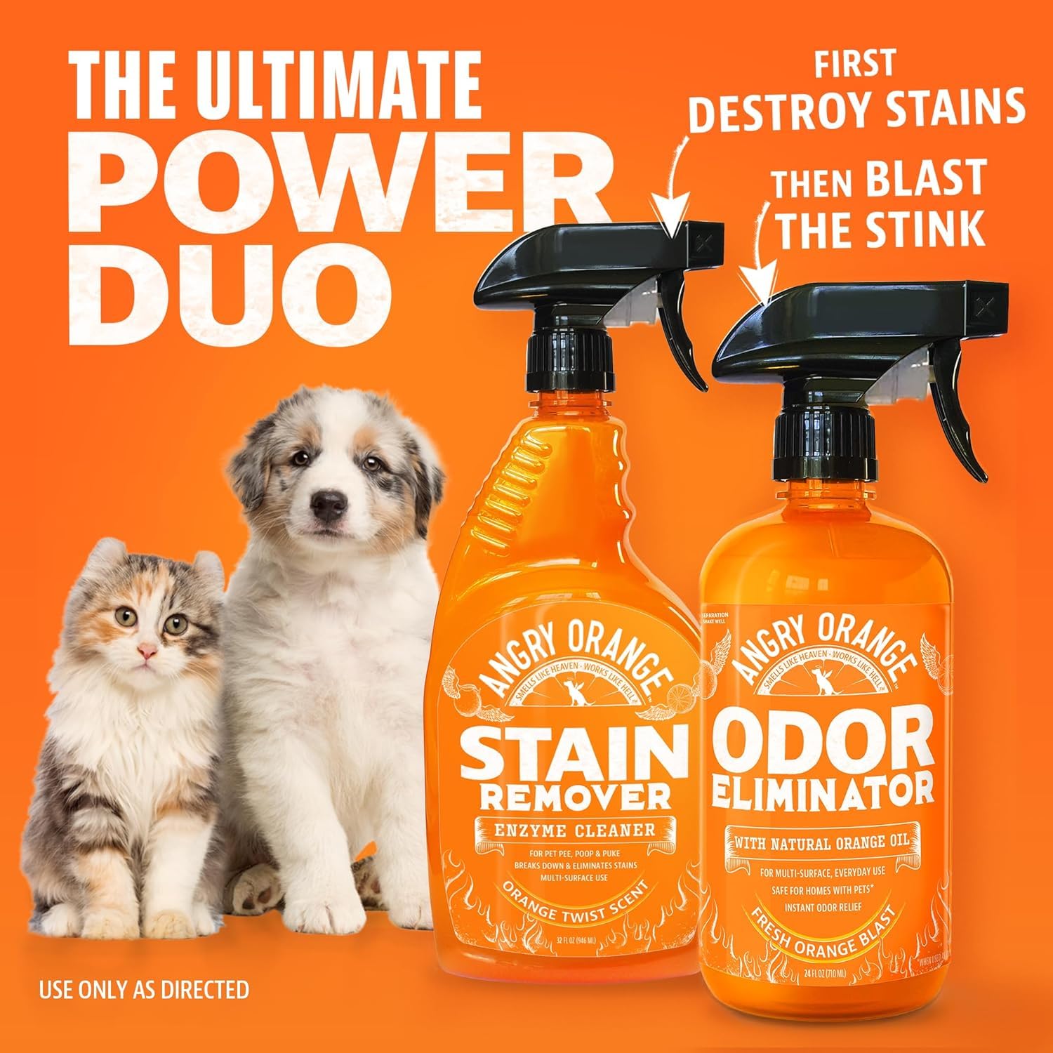 ANGRY ORANGE packaging Made in USA, qualité et fabrication locale