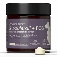 AnimalBiome pot face 60g montrant l'emballage et bénéfice digestion rapide