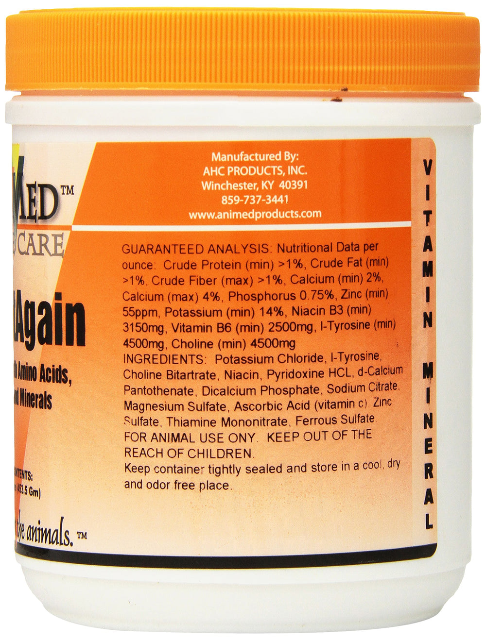 ANIMED SWEATAGAIN texture de la poudre en gros plan garantissant une dissolution rapide