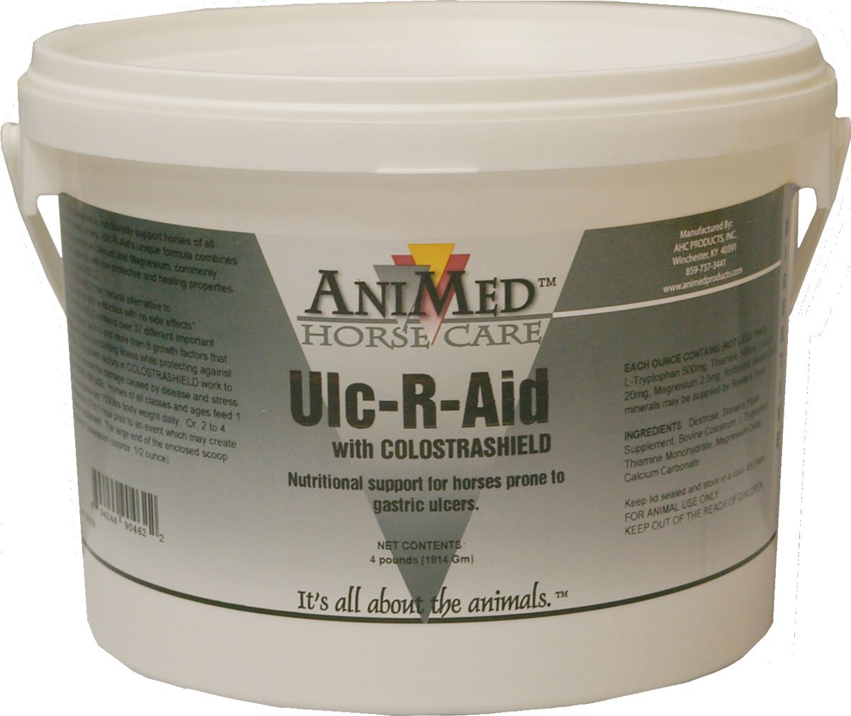 ANIMED AniMed ULC-R-Aid 4 lb emballage avant montrant le format pratique