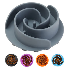 Animire insert avant montrant motifs et labyrinthe, facilite repas plus lents