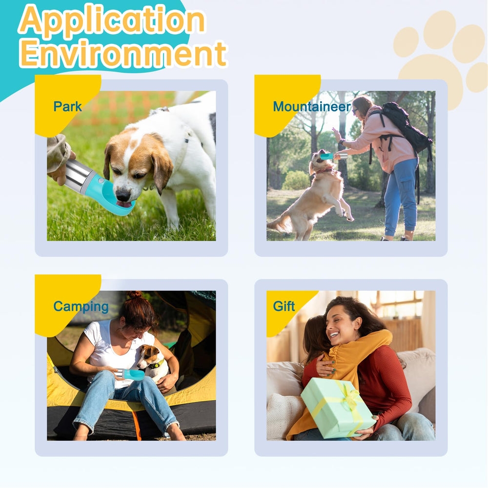 Anipaw étiquette acier inoxydable indiquant matériau sûr et durable
