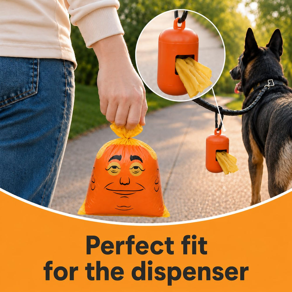 ANIPAWRA gros plan sur le slogan « Make Poop Bags Great Again » pour un cadeau amusant