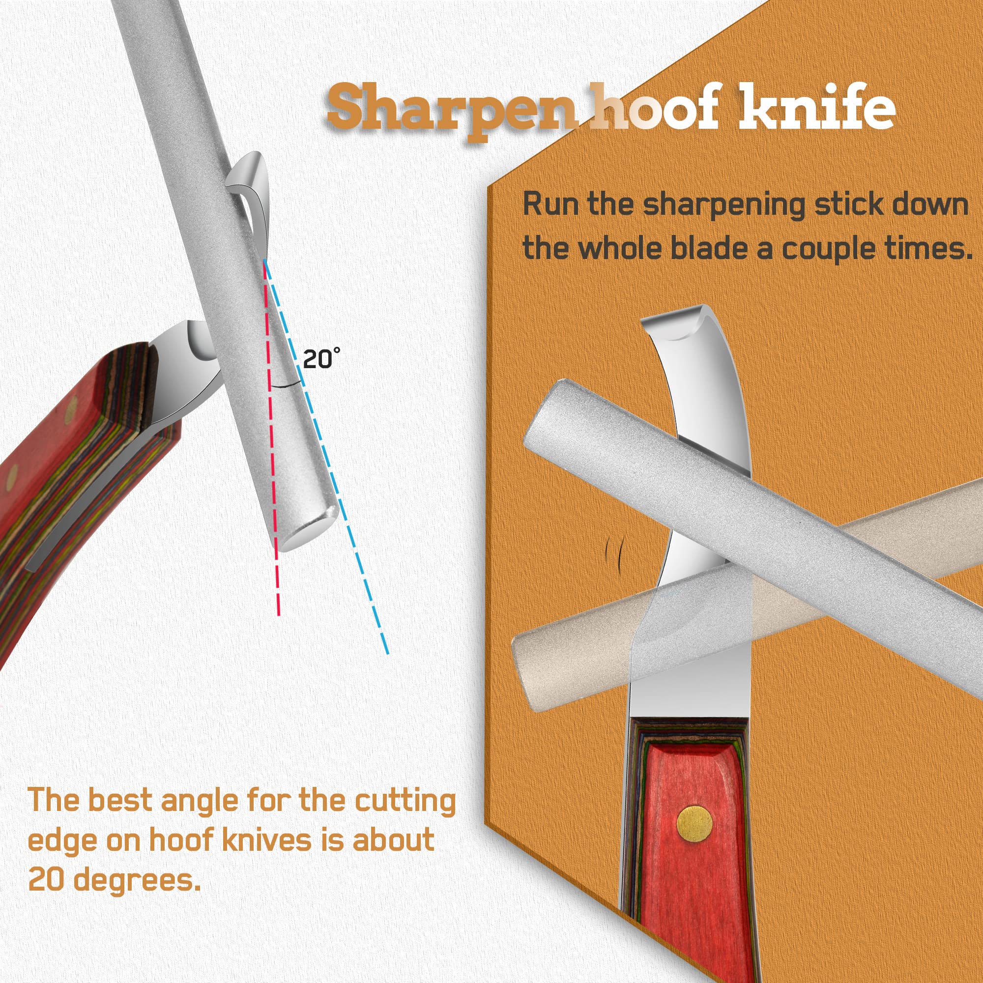 Antidious manche ergonomique avec trou de suspension pour rangement pratique