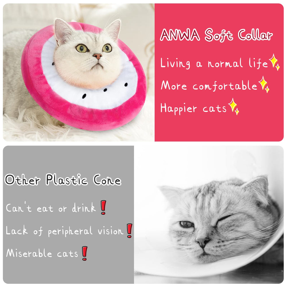ANWA collerette en intérieur sur chat, design discret et mignon