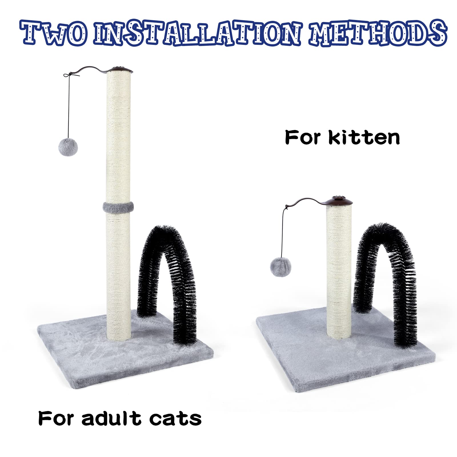 ANWA comparaison taille chat illustre hauteur modulable utile