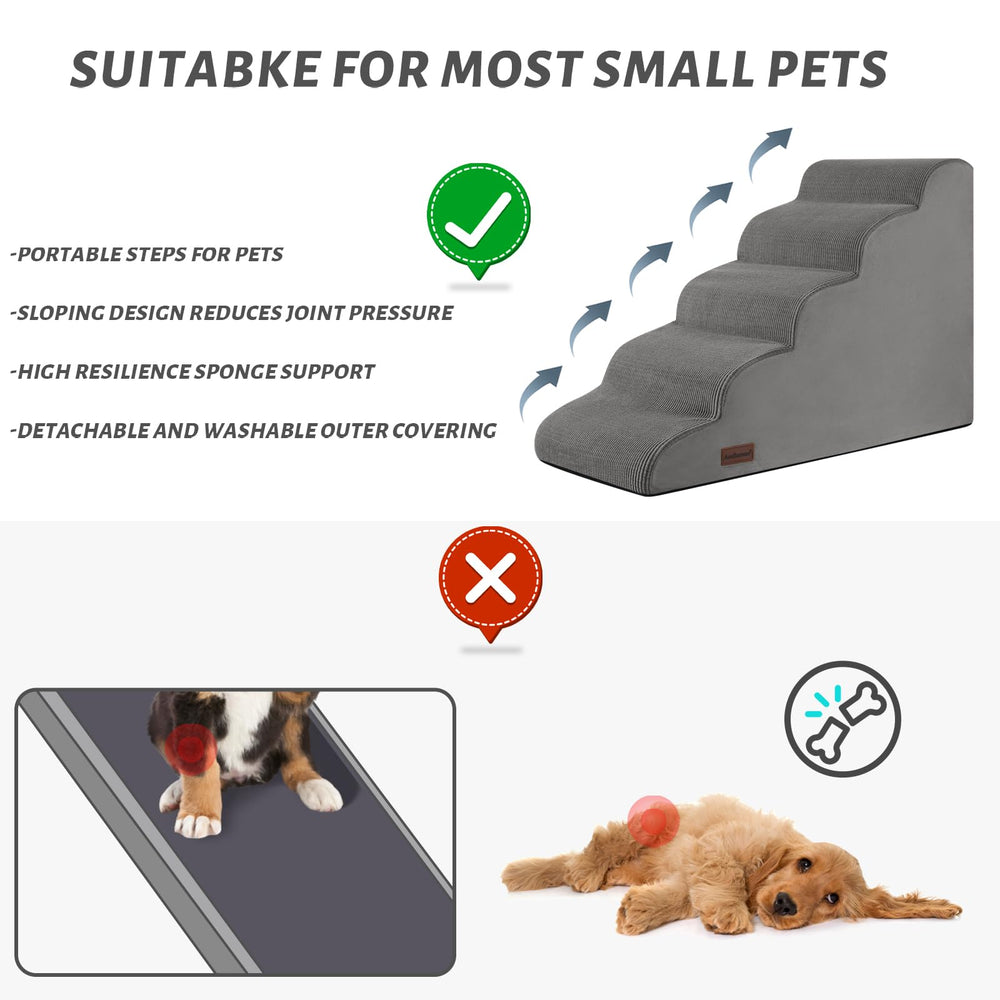 aodisman comparaison taille escalier pour petits chiens et chats