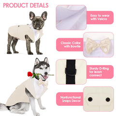 AOFITEE bandana gros plan avec nœud papillon amovible, polyvalent