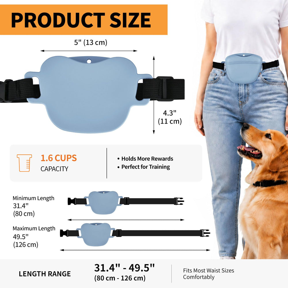 AOKLANT clicker et sac ensemble pour dressage précis et rapide