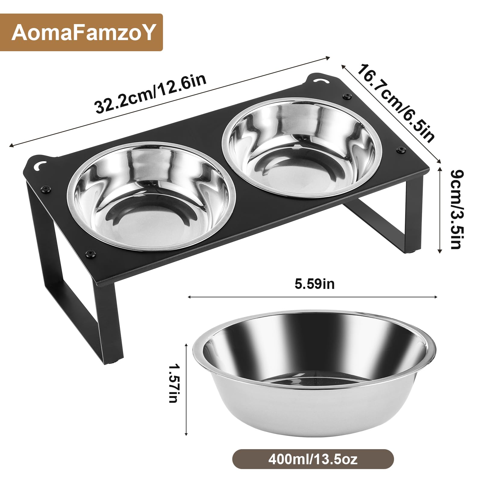 Aomafamzoy comparaison de taille avec une main, capacité claire