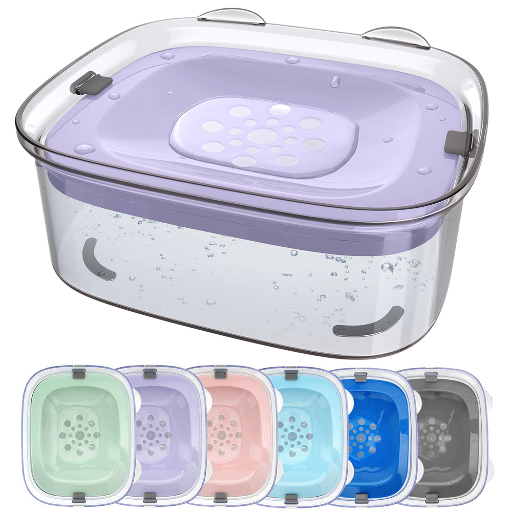 AONKEY gamelle 3L violette vue de face montrant stabilité et capacité