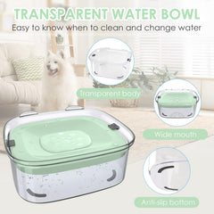 AONKEY gamelle en usage avec chien gardant pelage sec