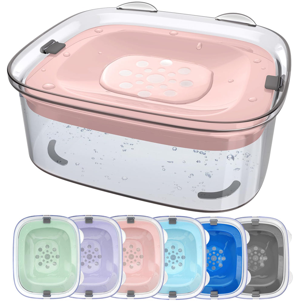 AONKEY gamelle face rose montrant la capacité et le design stable