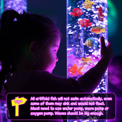 Aoriher poissons en utilisation dans aquarium offrant mouvement réaliste