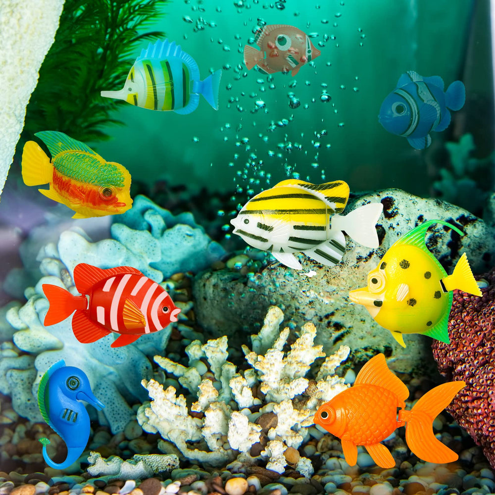 Aoriher groupe de poissons flottants créant un banc visuel attractif