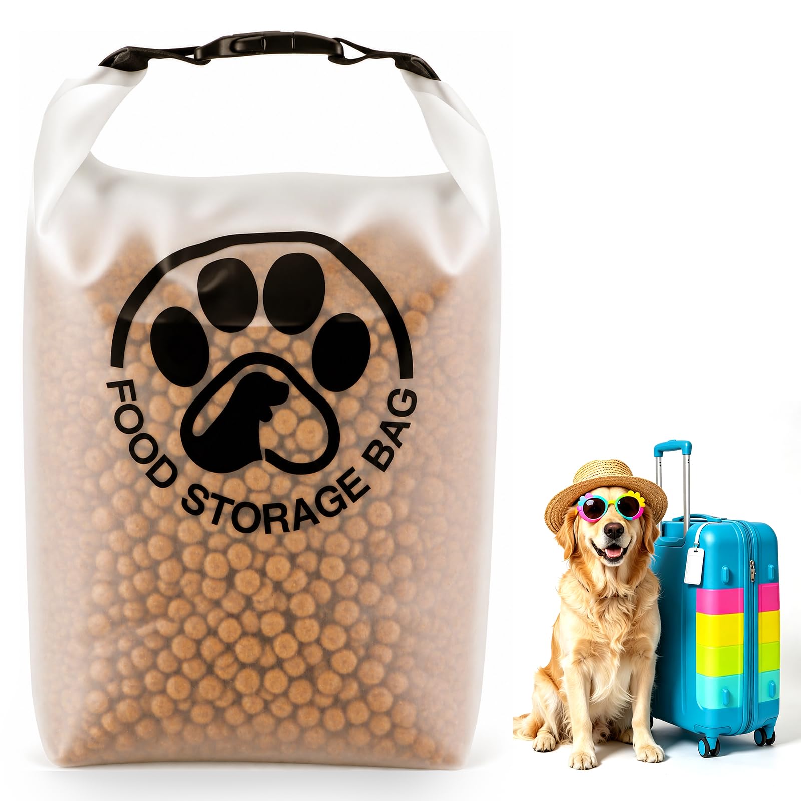 Aosnare sac face avant montrant design transparent et stockage sécurisant