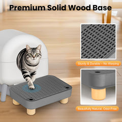 Aothey base en bois profil offrant stabilité et résistance pour la rampe