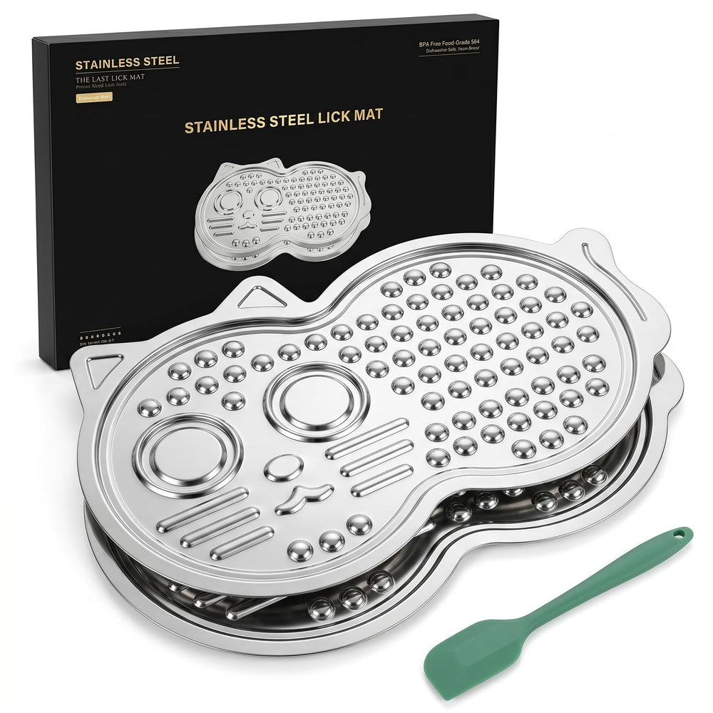 Aozale lick mat XL face avant montrant grande surface texturée pour enrichissement