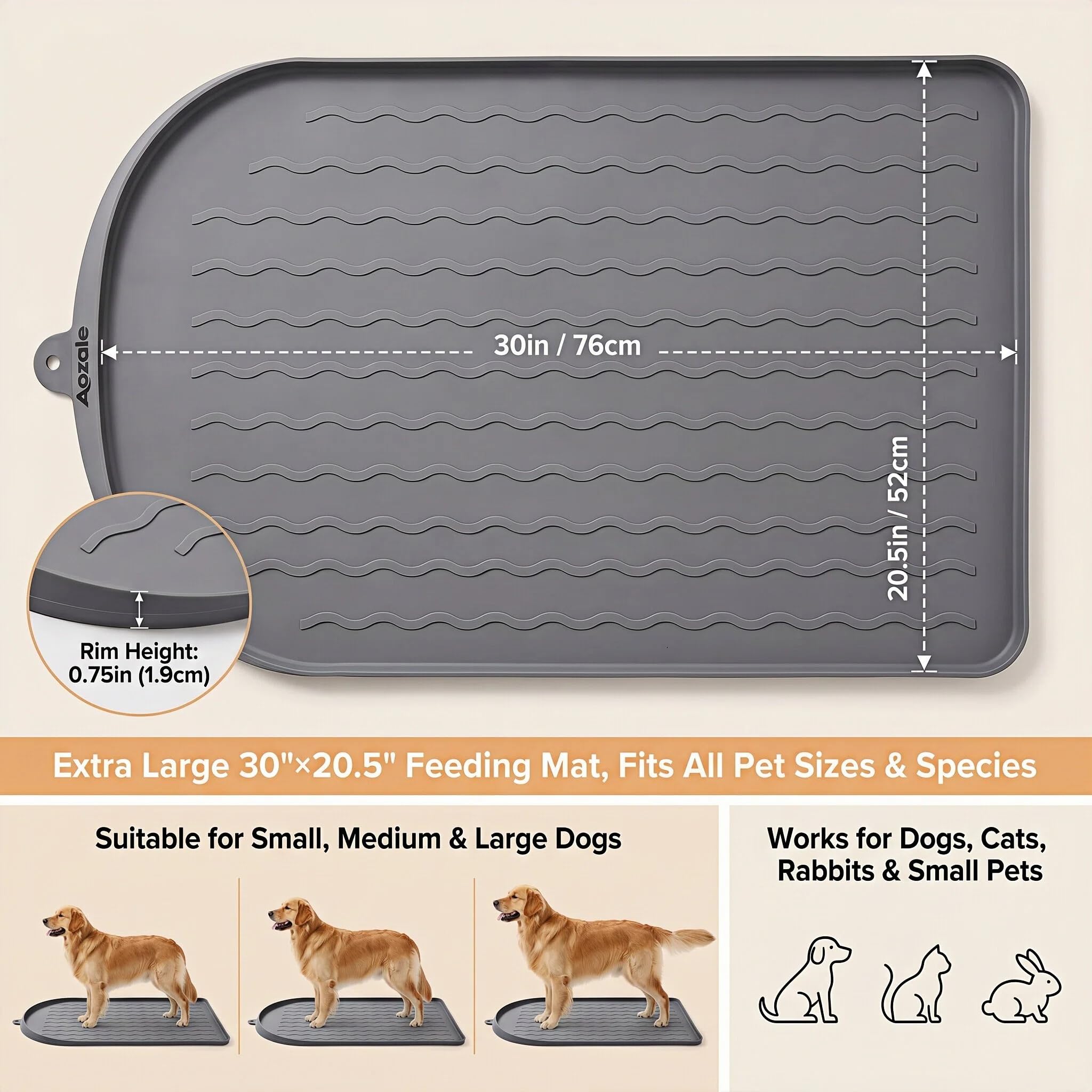 Aozale tapis en cuisine démontrant protection du parquet et propreté