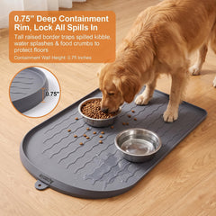 Aozale tapis avec deux gamelles illustrant organisation des repas