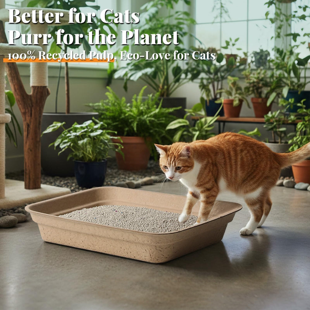 AOZITA bac litière en usage intérieur avec chat, facilité d'entretien