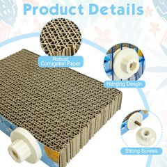 Apatal gros plan sur texture en carton ondulé favorisant limage du bec