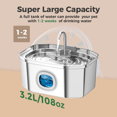 APAUK fenêtre niveau d'eau visible pour surveillance rapide et recharges fiables
