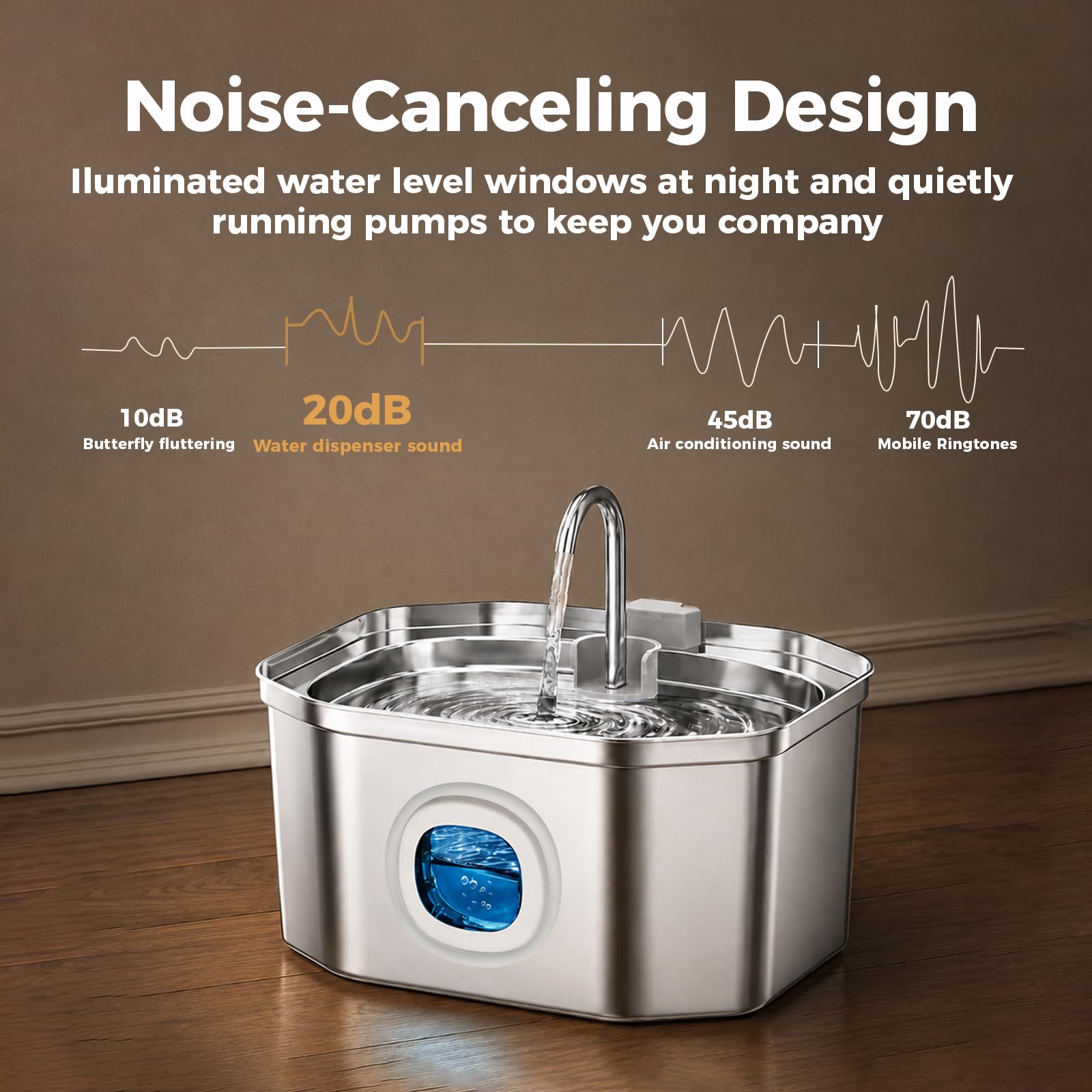 APAUK pompe ultra-silencieuse <25dB pour un environnement calme