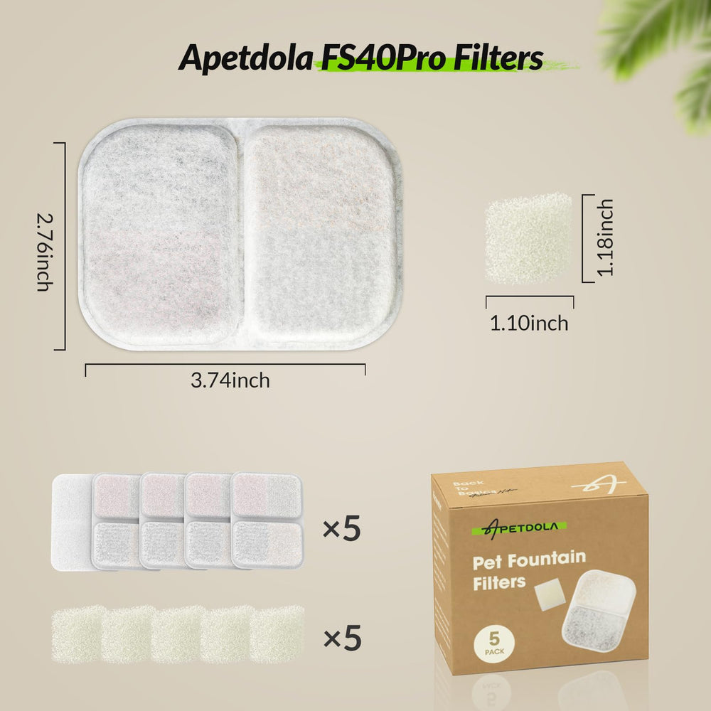 APETDOLA instructions de trempage et rinçage préservent performance du filtre