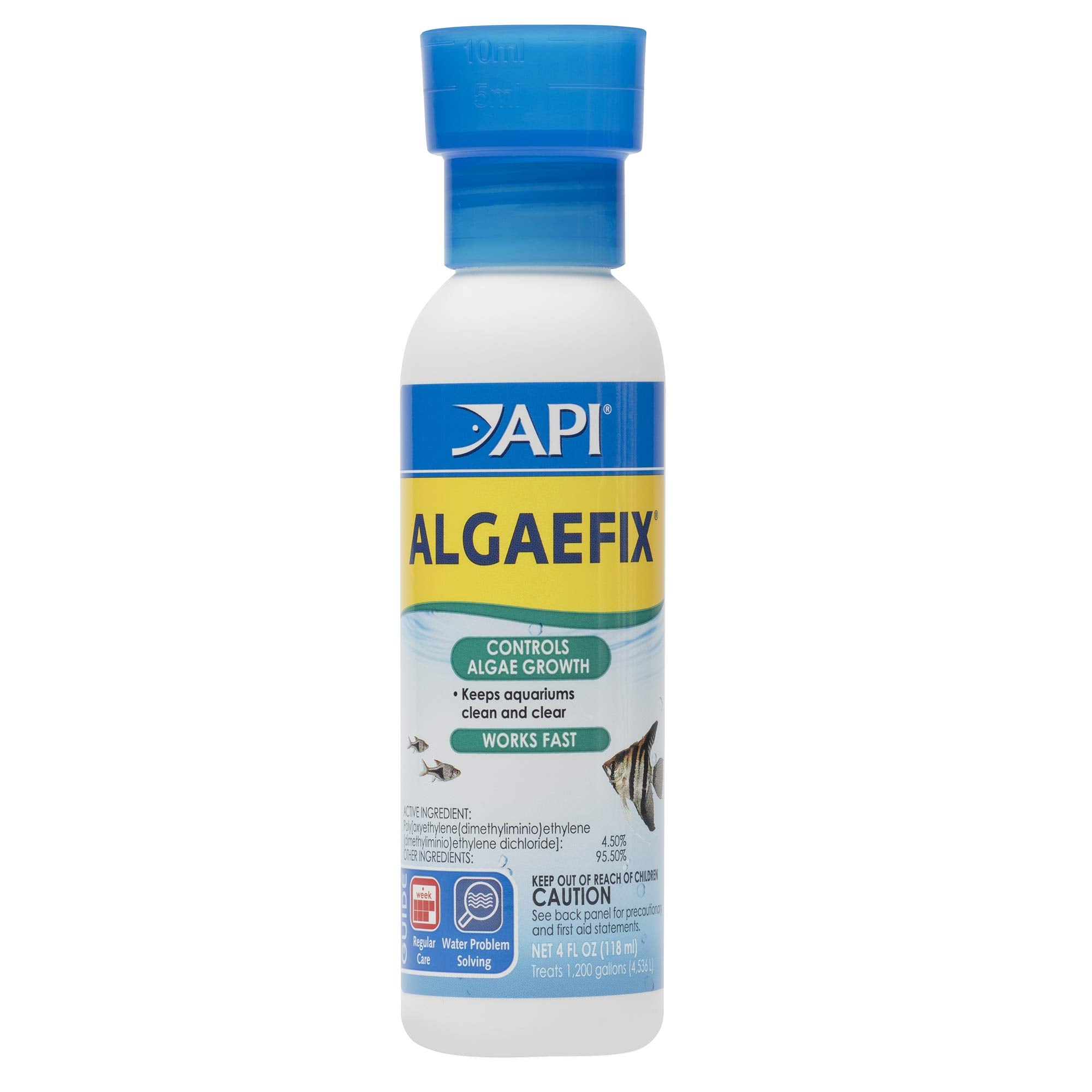 API Algaefix flacon face montrant format 118 ml et facilité d'utilisation