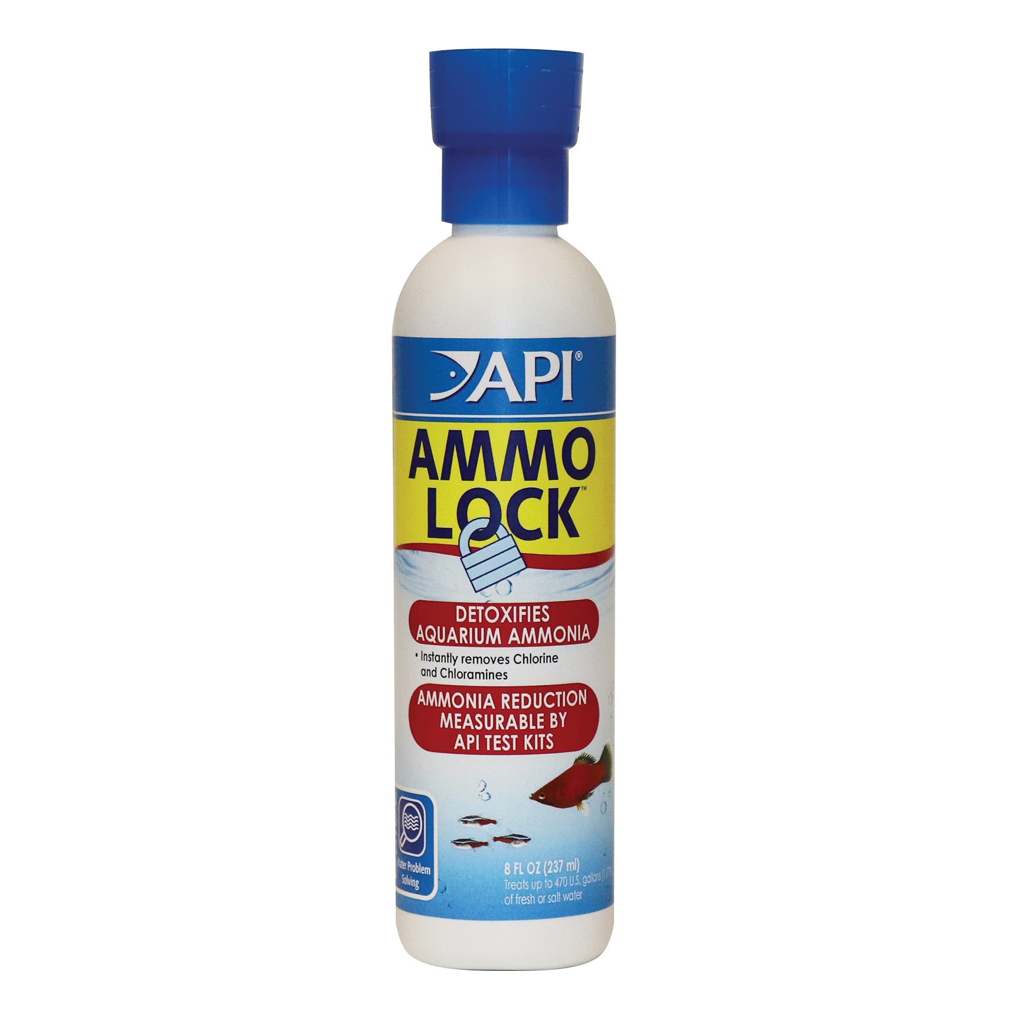 API AMMO-LOCK vue avant du flacon montrant le conditionnement et sécurité