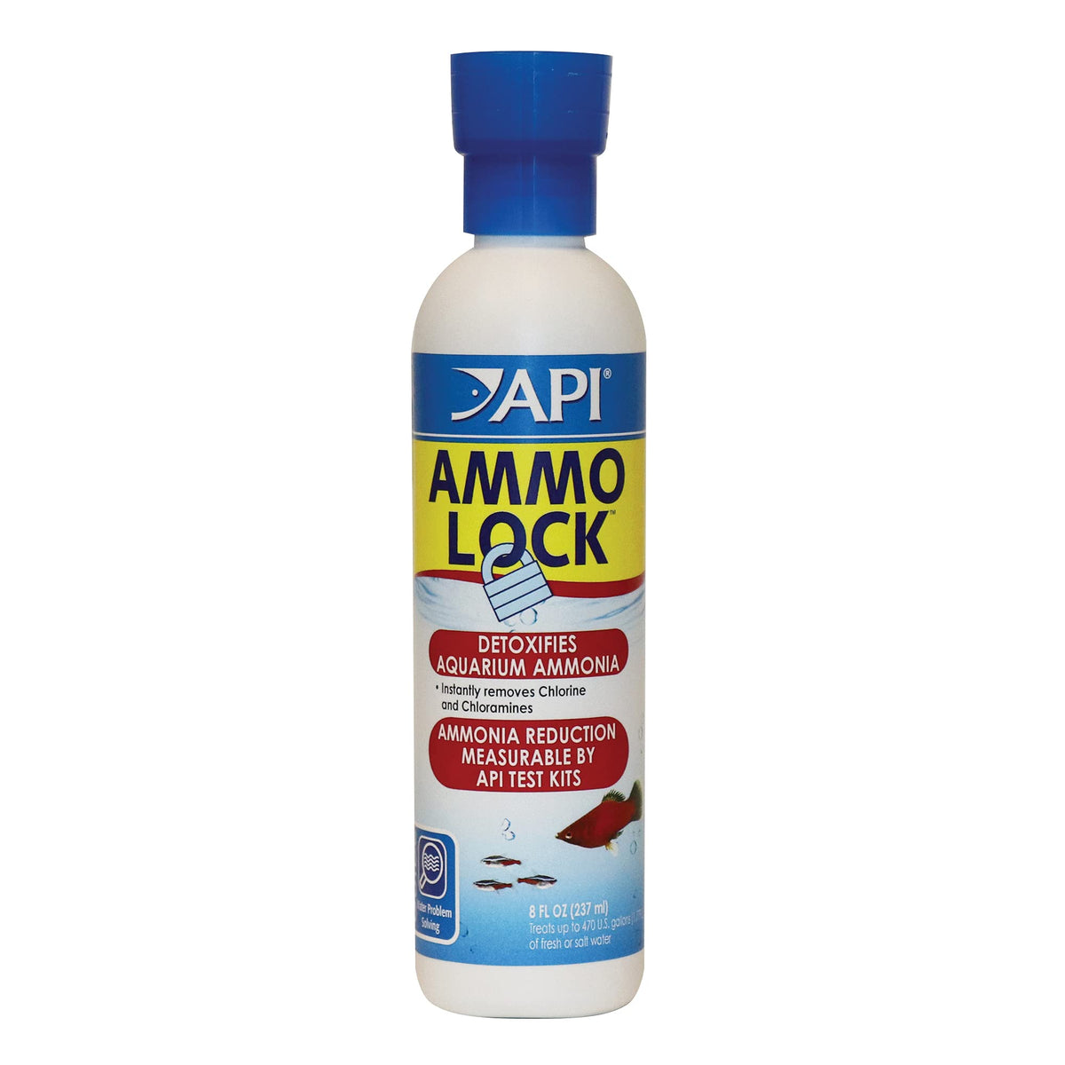 API AMMO-LOCK vue avant du flacon montrant le conditionnement et sécurité
