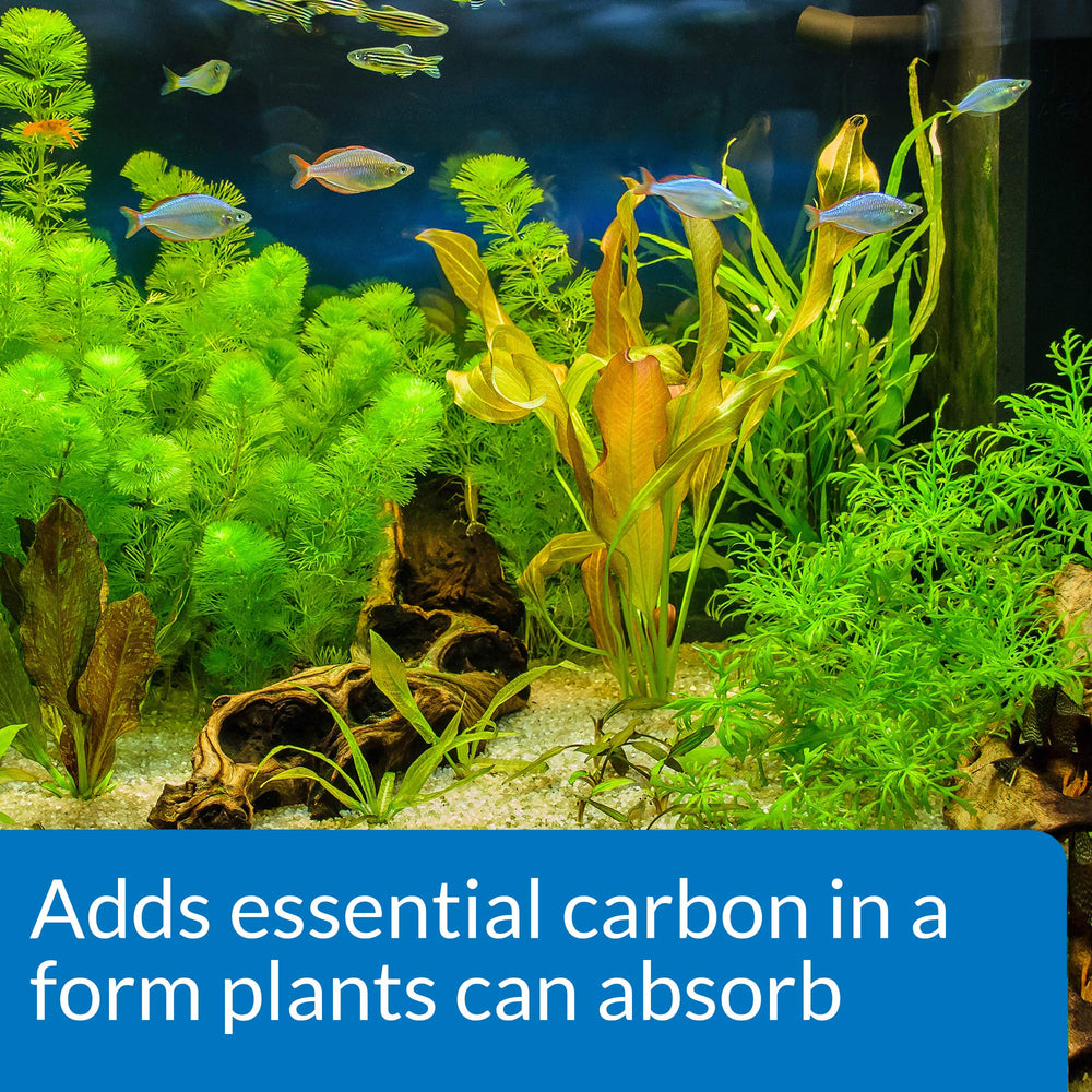 API CO2 BOOSTER dans aquarium montrant plantes plus vigoureuses