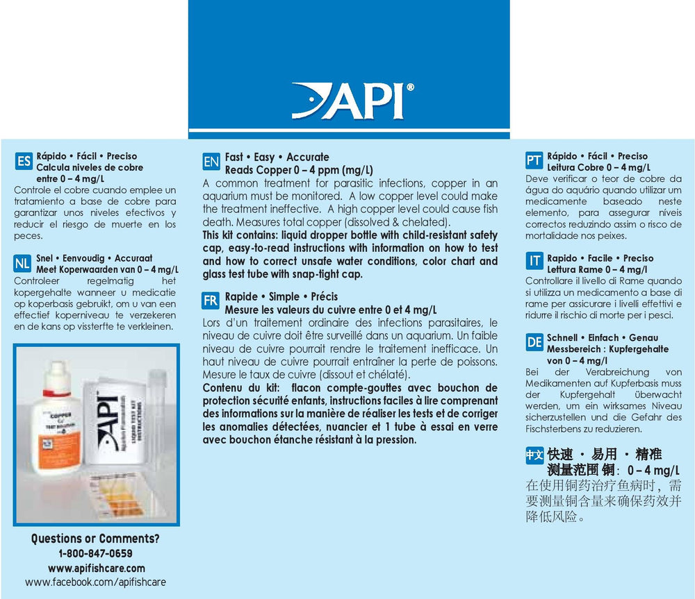 API flacon de solution réactive pour 90 mesures garantissant précision
