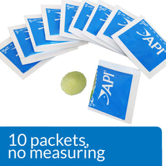 API sachet ouvert de Fin & Body Cure poudre pour dosage facile