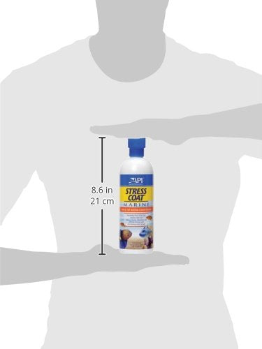 API Marine Stress Coat close-up ingrédients affiche aloe vera pour protection cutanée