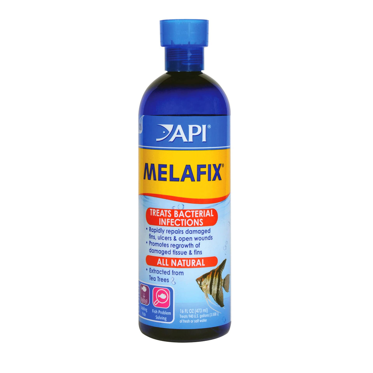 API Melafix flacon avant montrant l'emballage et usage sûr