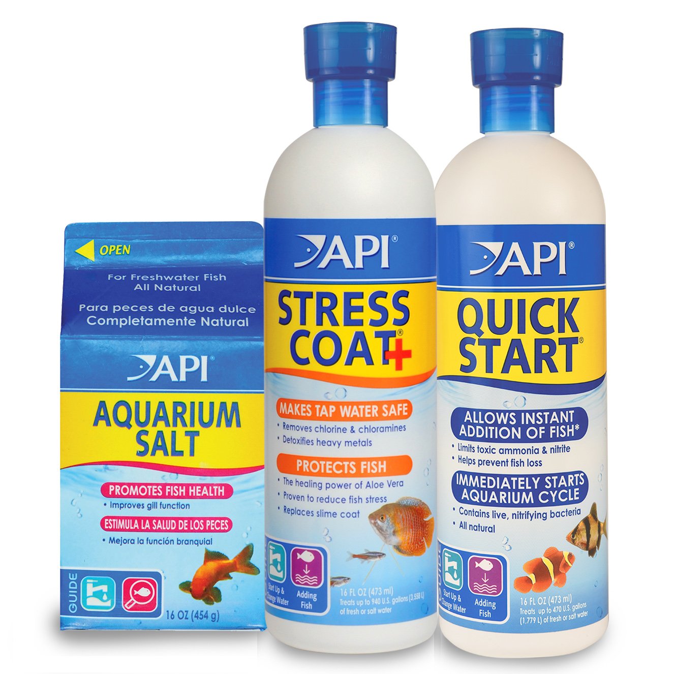 API pack complet face contenant les trois produits, facilite démarrage sécurisé