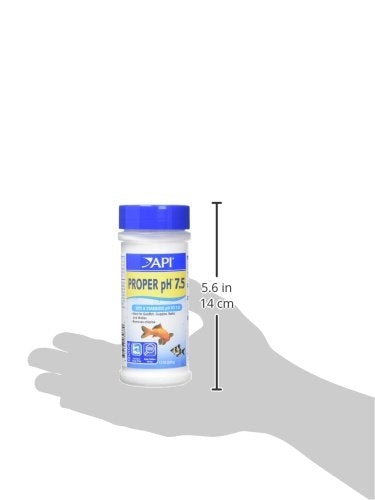 API Proper pH 7.5 emballage montrant consignes de stockage et recyclage