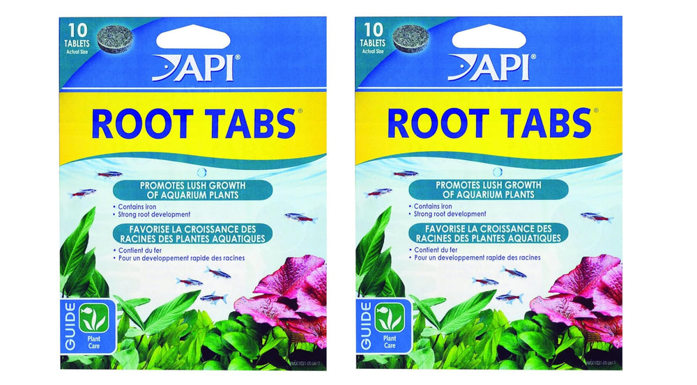 API Root TABS emballage avant montrant boîte et quantité bénéfice dosage clair