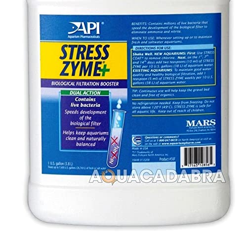 API Stress Zyme gravier nettoyé avant après meilleure esthétique