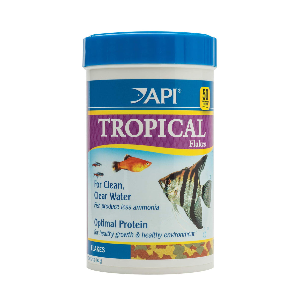 API emballage face montrant portion et ouverture pour stockage propre