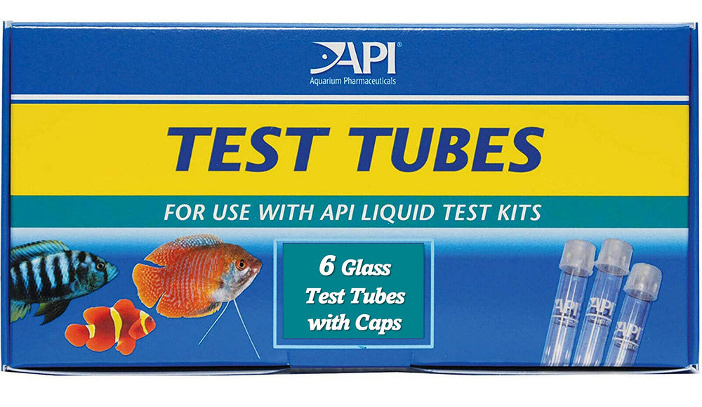 API tubes vue avant du paquet montrant six éprouvettes pratiques