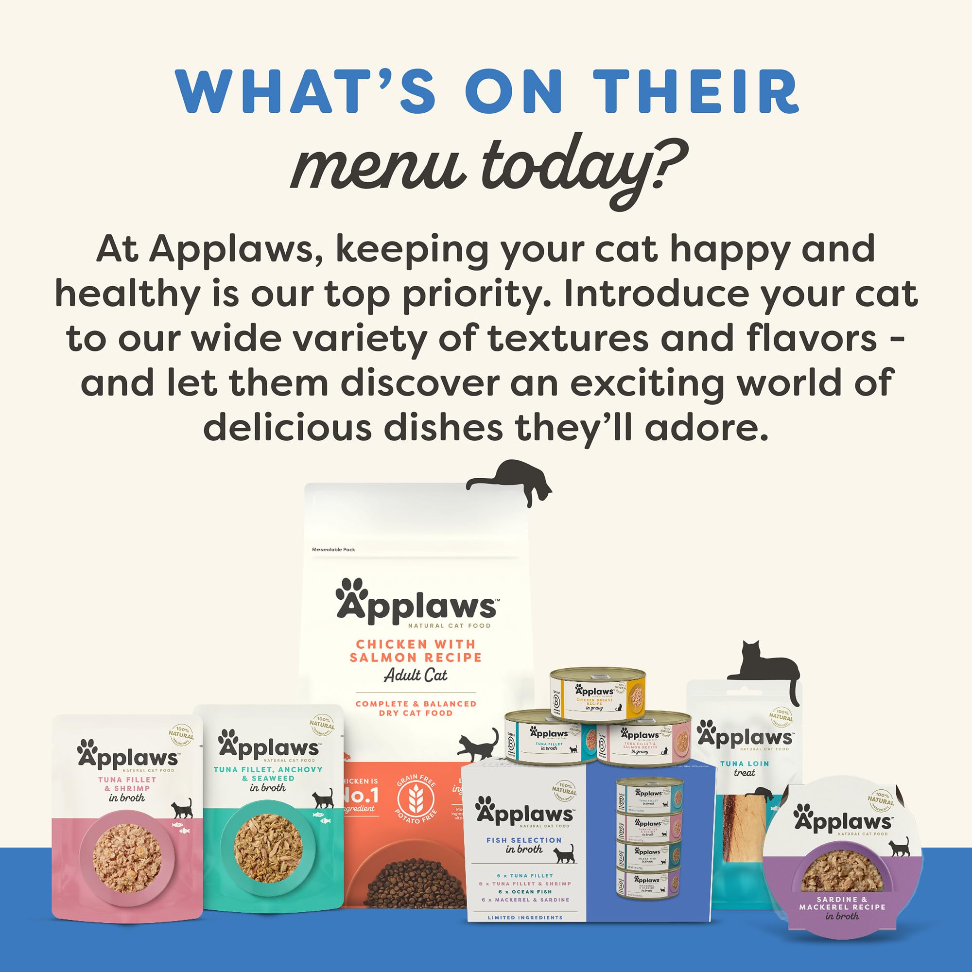 Applaws comparaison taille boîtes montrant portions adaptées pour chatons