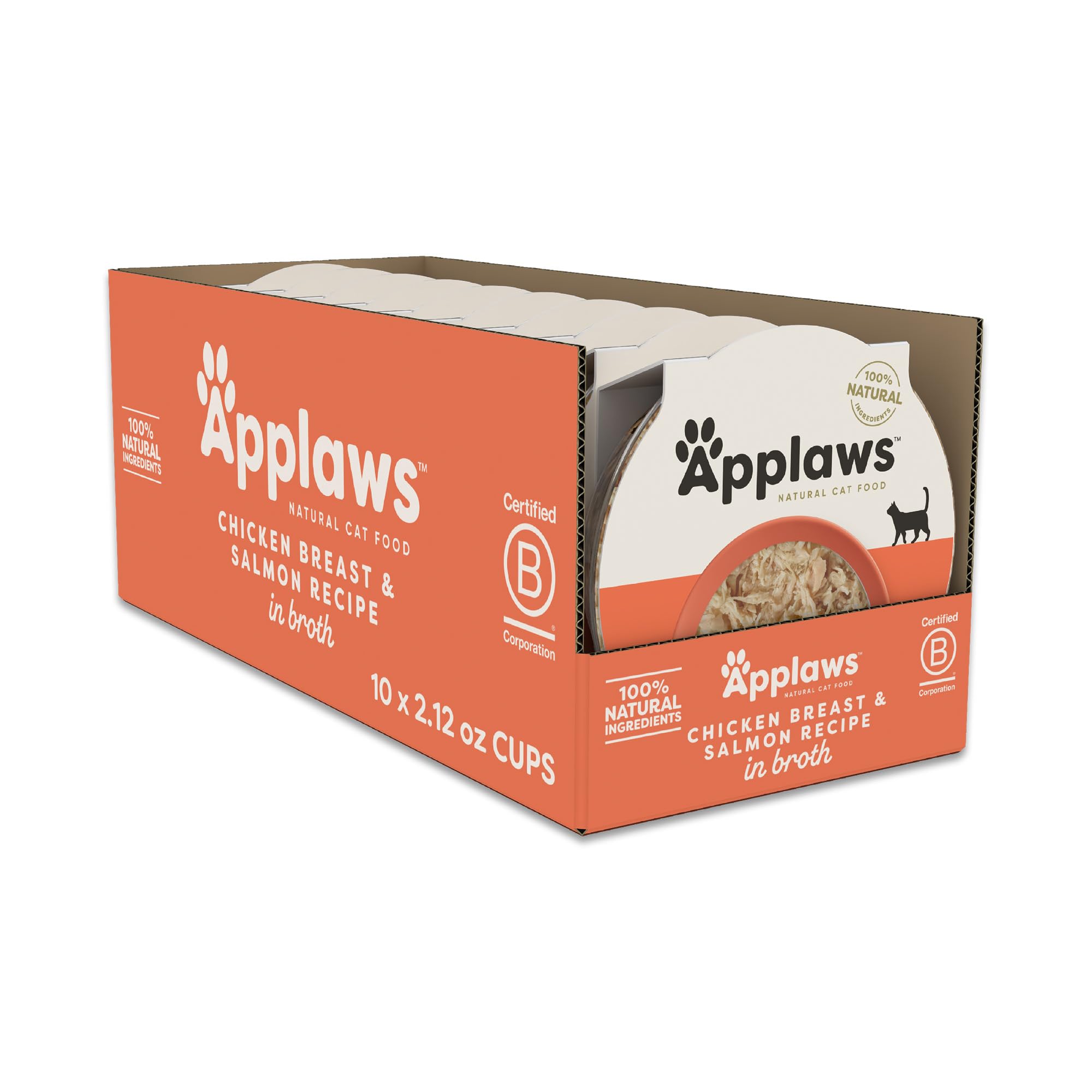 Applaws coupelle devant emballage montrant portion pratique et fraîcheur