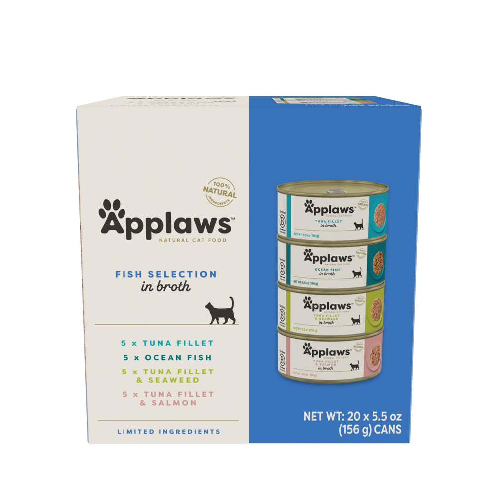 Applaws face avant boîte assortiment montrant variétés et étiquettes, garantie qualité