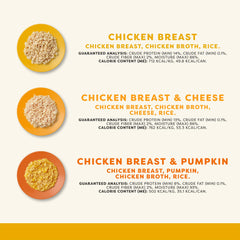 Applaws gros plan sur la texture du bouillon et morceaux de poulet appétissants